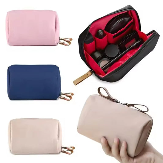Mini toiletry portable makeup bag