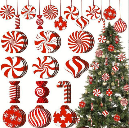 12Pcs Christmas Candy Decorations