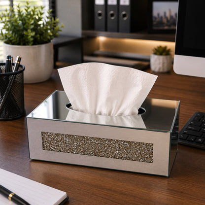 Glass Serviette Holder Box