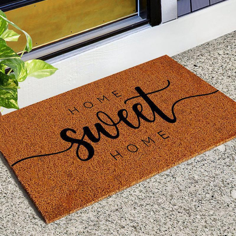 Entryway door mats rubber bottom