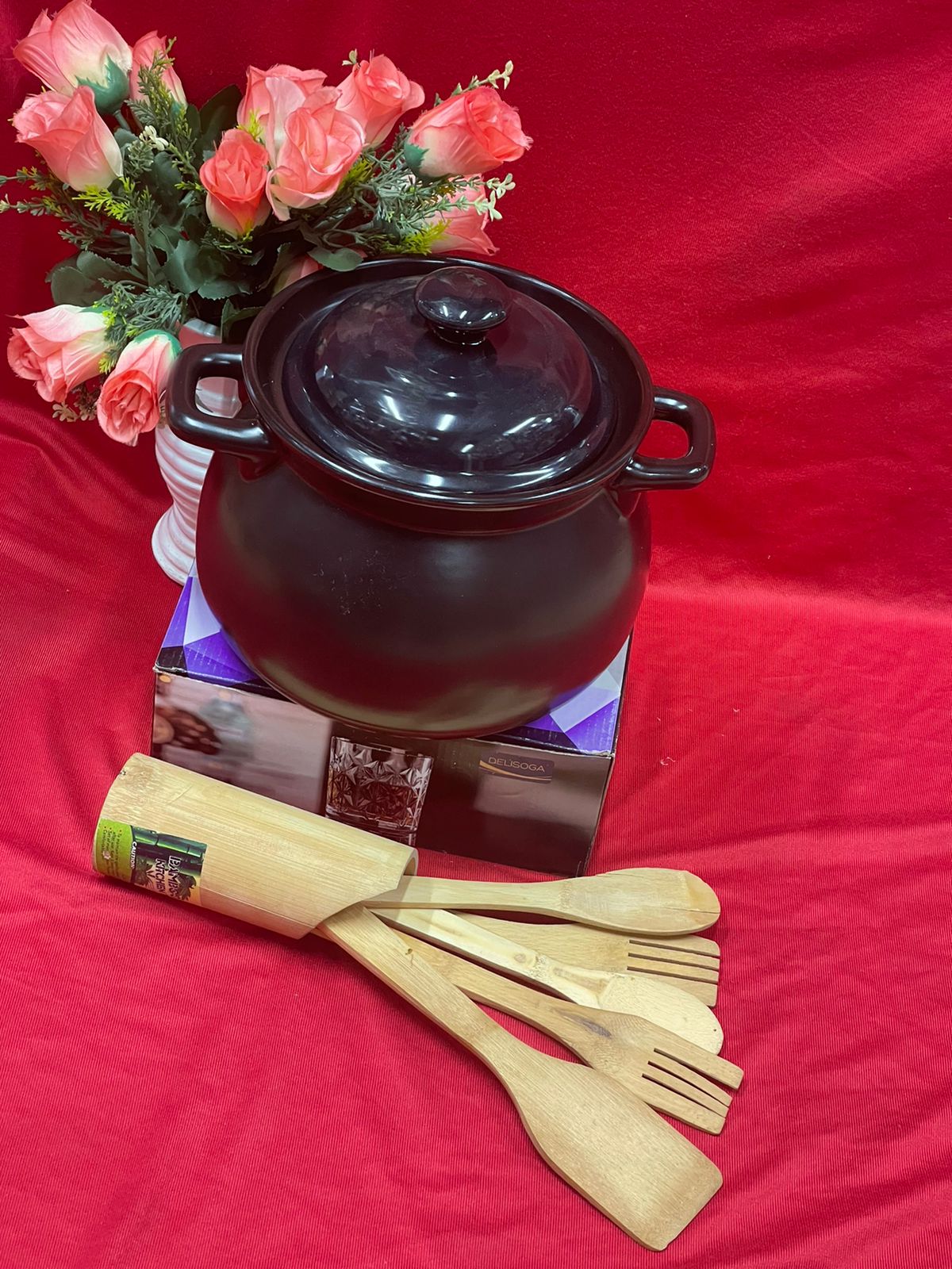 6L porcelain cooking pot