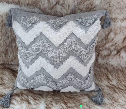 Knitted throw pillow cases