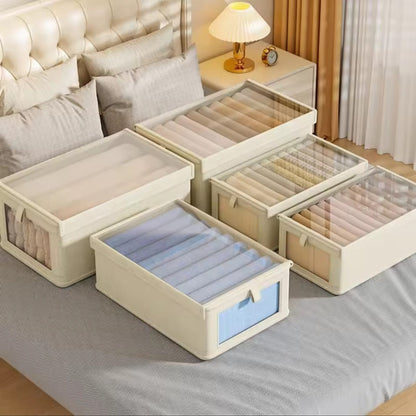 Foldable clothes organizer