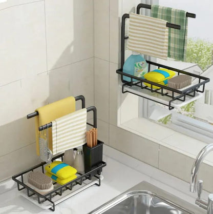 Sink caddy countertop organizer