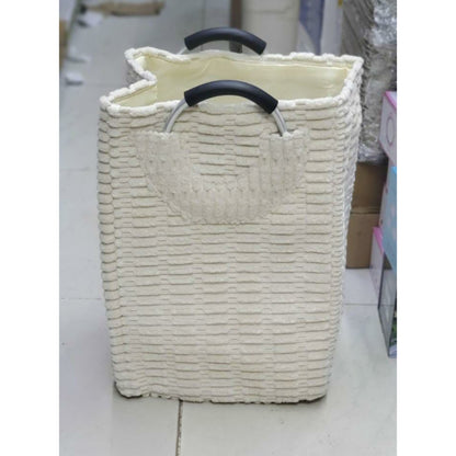 Velvet  laundry basket