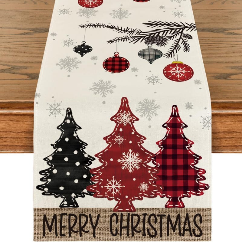 Christmas Table Runner Table  Cloth Xmas Table Cover
