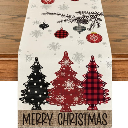 Christmas Table Runner Table  Cloth Xmas Table Cover