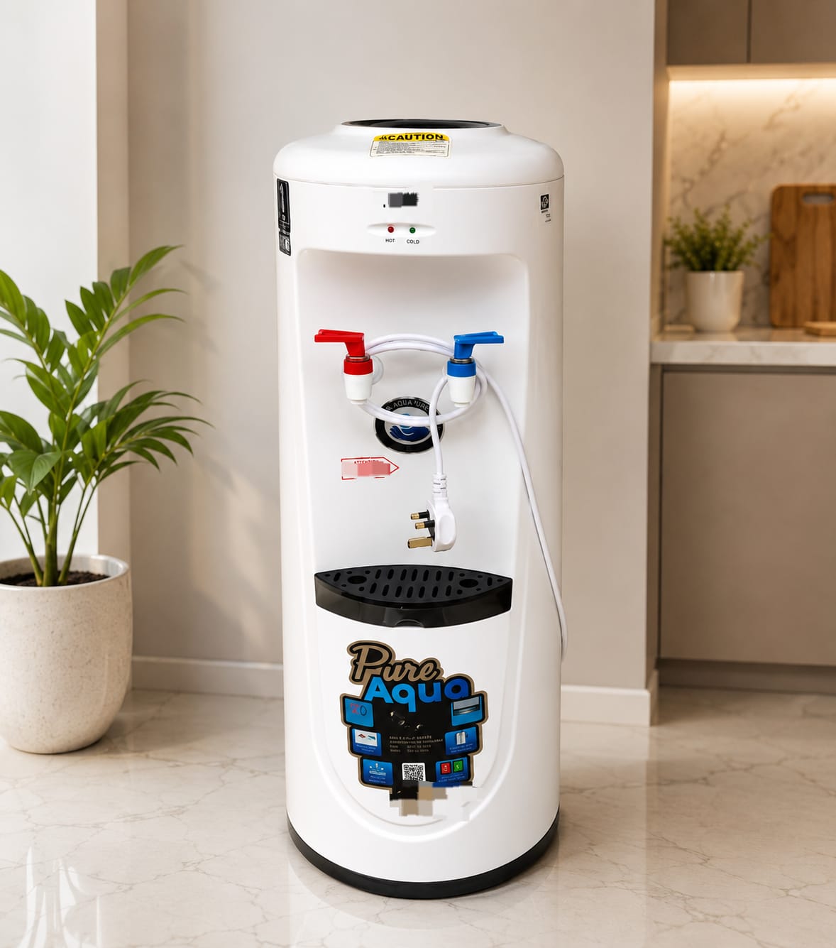 Water Dispenser 2 Taps Hot and Cold Compressor Cooling