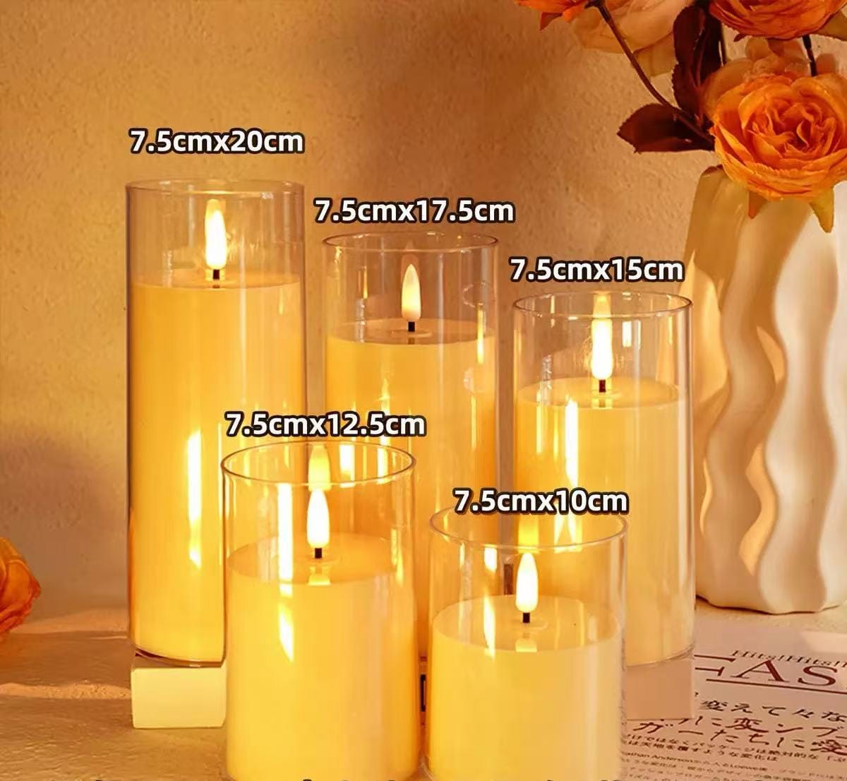 5pcs Set LED Flameless Candles