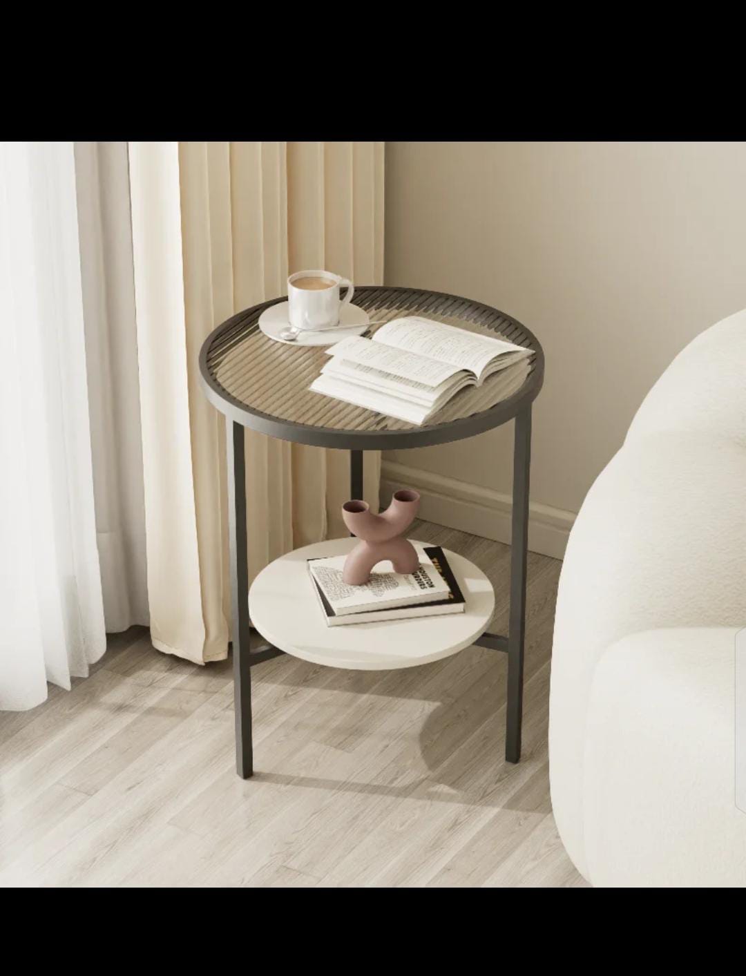 Magazine bedside table