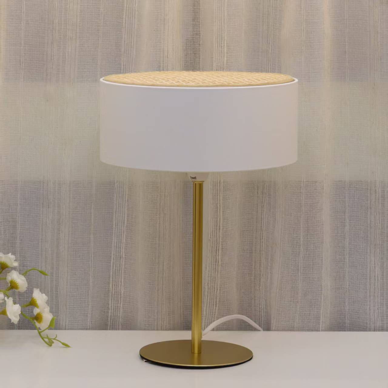 Gold Base Bedside Lamp