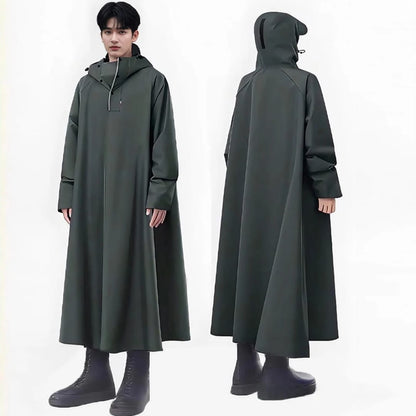 Full Length Waterproof Hooded Raincoat
