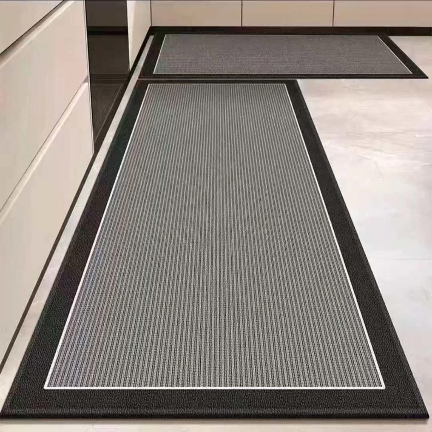 2Pc Anti Slip Kitchen Mat Set
