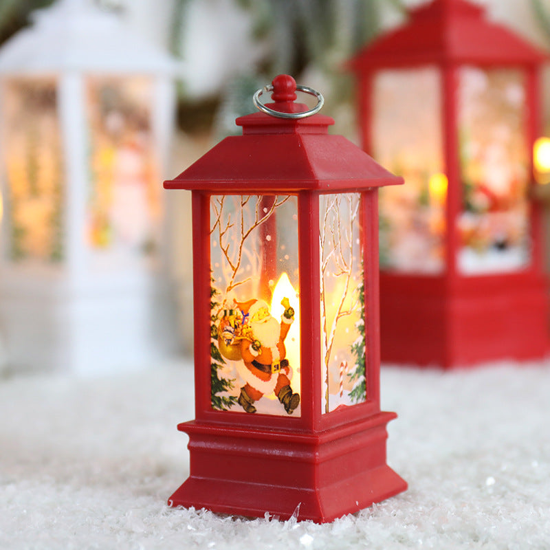 Santa Christmas Lanterns Decor