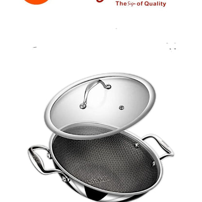 Signature stainless wok pan