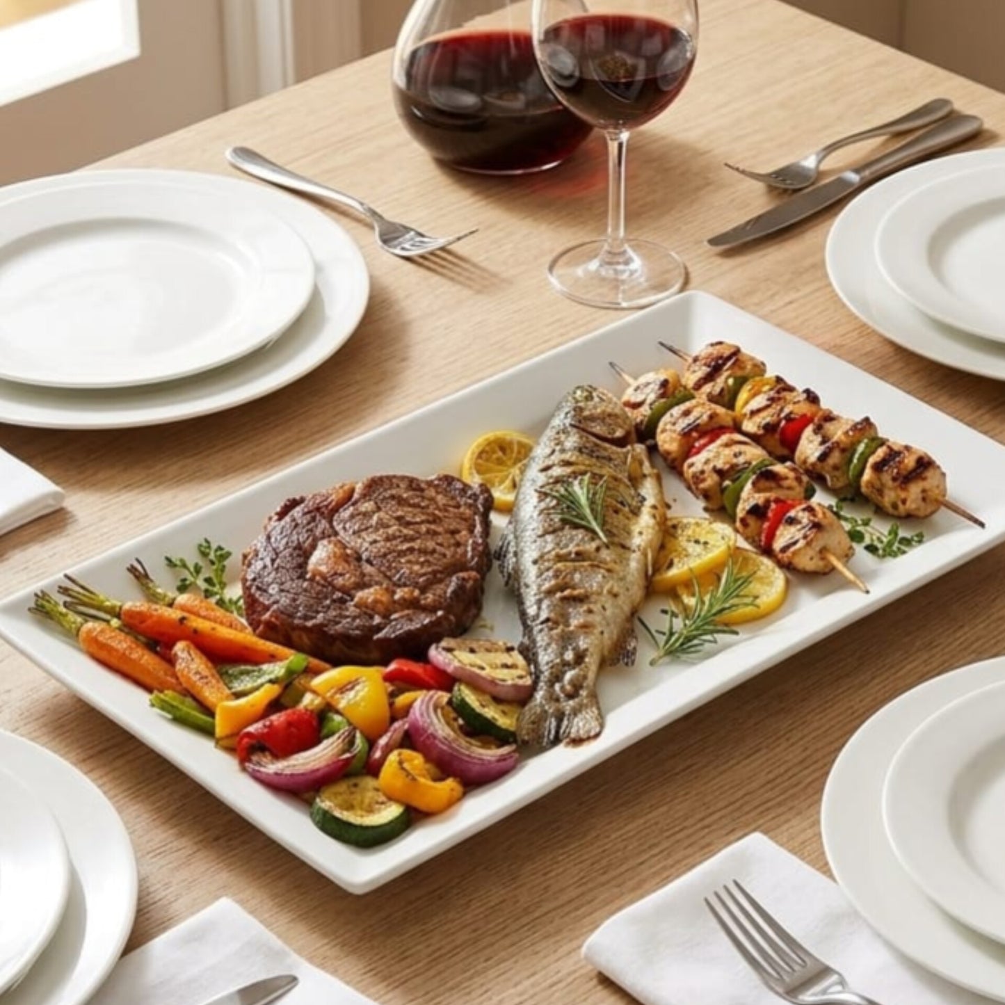Ceramic Rectangle Platter