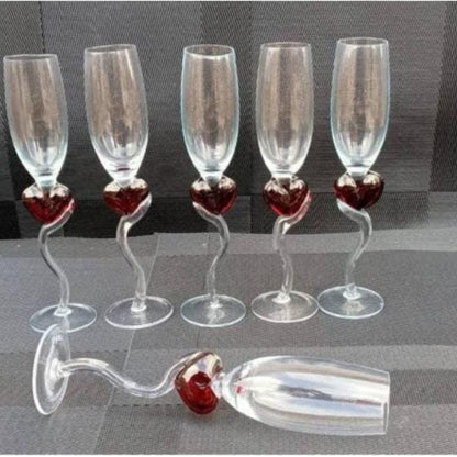 6Pcs Champagne Glass Set