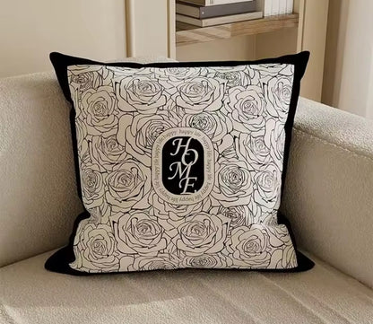Luxury abstract art cushion