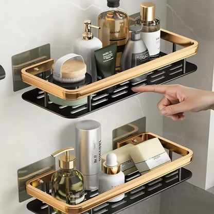 2 pcs Aluminum Alloy Rectangular Shelf