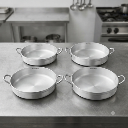 Assorted  Aluminium Medium Casserole Pans