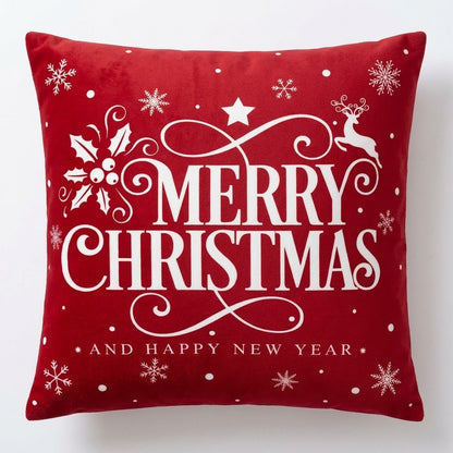 Christmas Throw  Pillow Cases  Covers