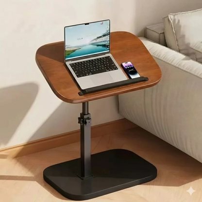Adjustable Wood  Laptop Side Table