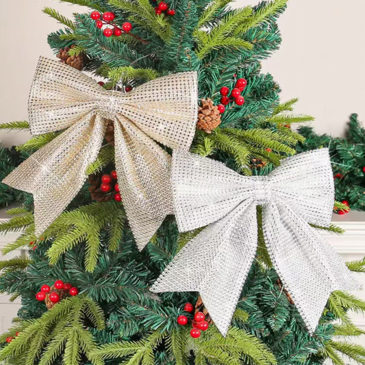 2pcs Christmas Diamond ribbon/ Bows