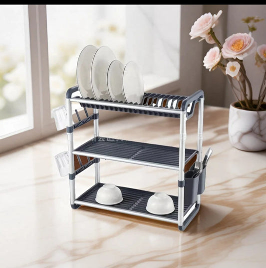 3 Tier aluminium dish  rack