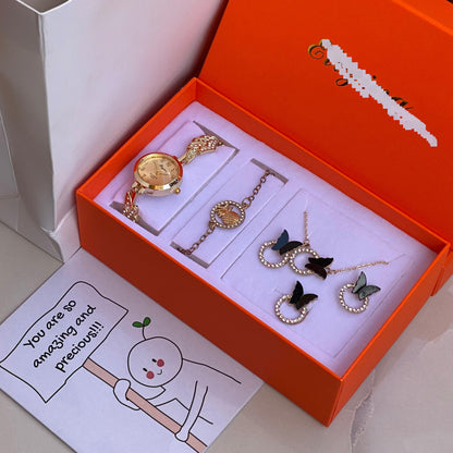 Ladies Jewelry and Watch Gift Set