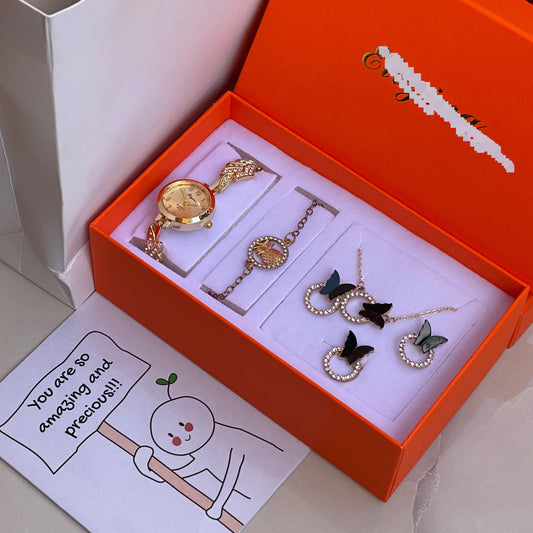 Ladies Jewelry and Watch Gift Set