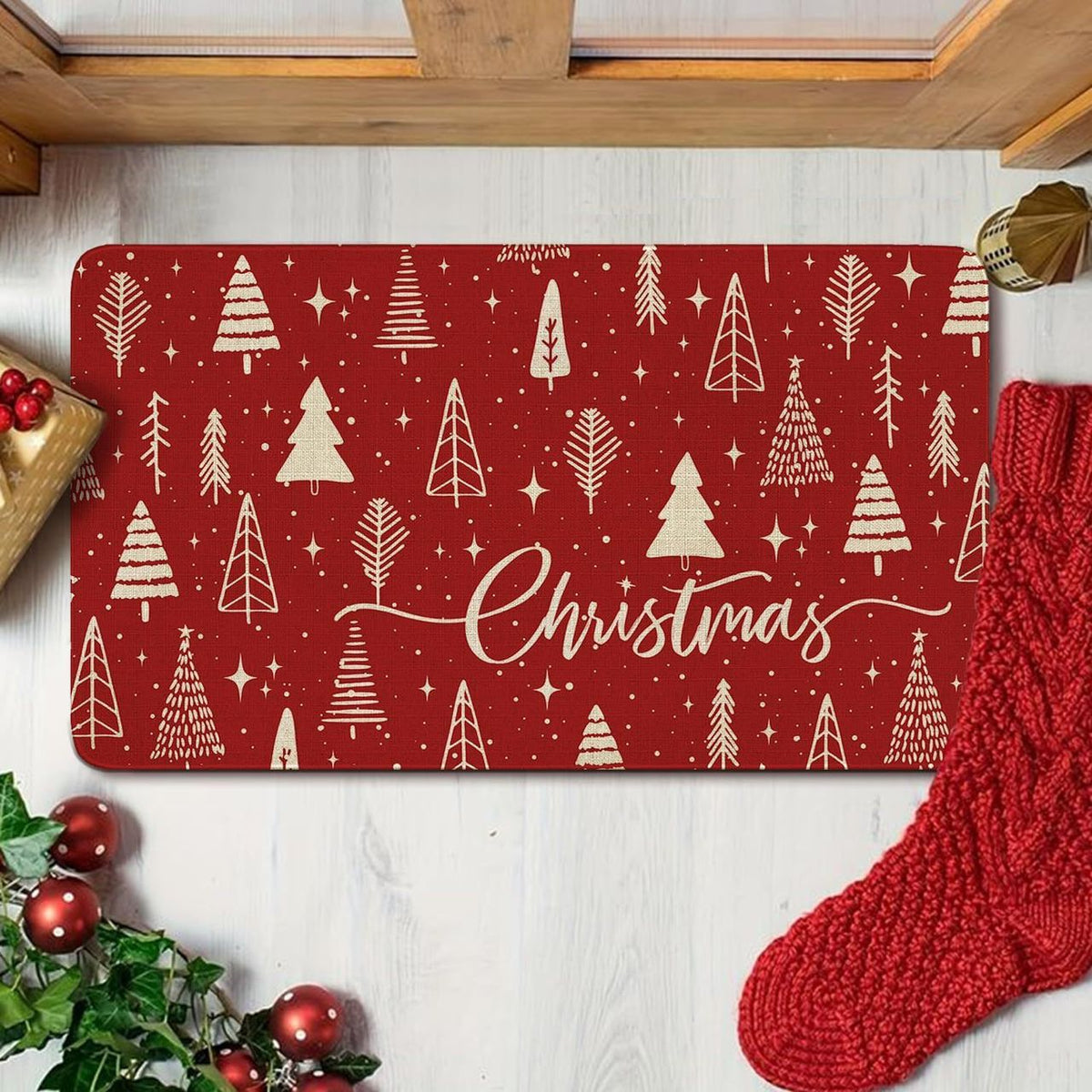 Christmas Entryway Mats Gha