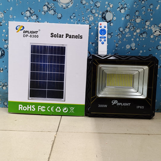 DP Light DP-8300 Series High Power 300W LED Solar Floodlight with Remote