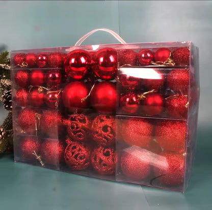 100 Christmas balls