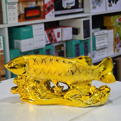 Modern fish statue handcraft porcelain figurine