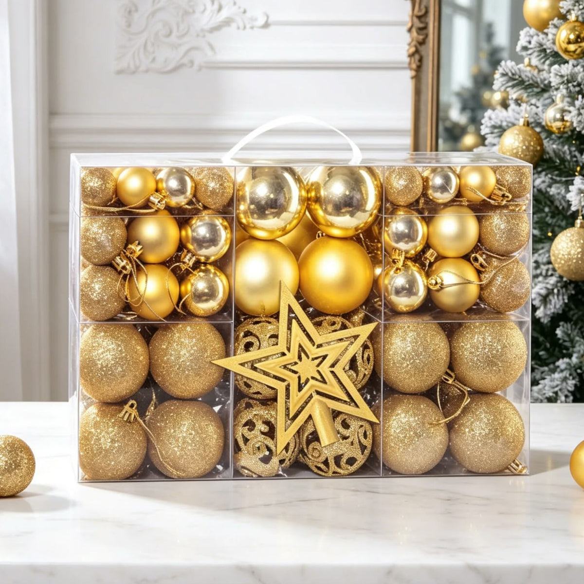101Pcs Christmas Tree Ball Ornaments