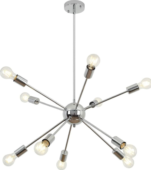 Sputnik chandelier with 10 bulbs