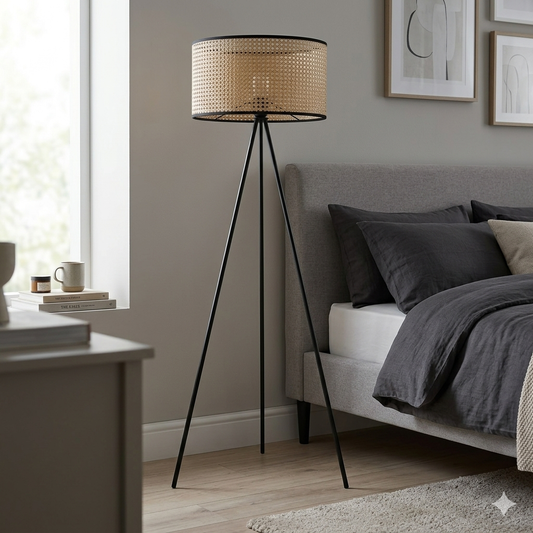 Rattan Floor Lamp