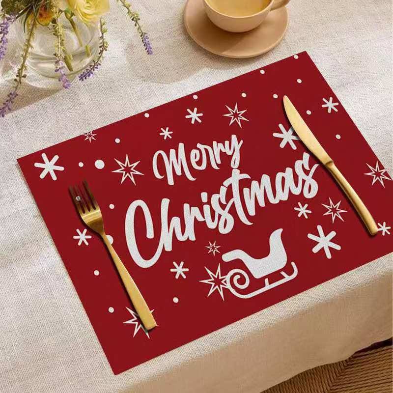 6pcs Christmas Themed Table Mats