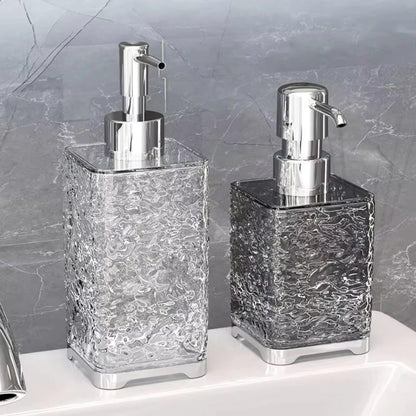 300ml clear, refillable acrylic soap/liquid dispenser