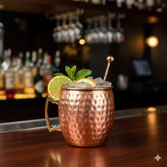 Moscow mule copper mug