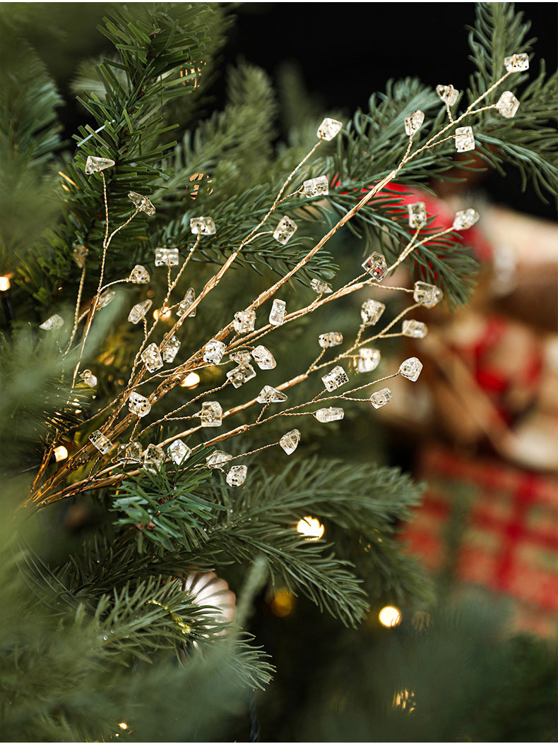 Christmas Decorations Crystal Bud Branches
