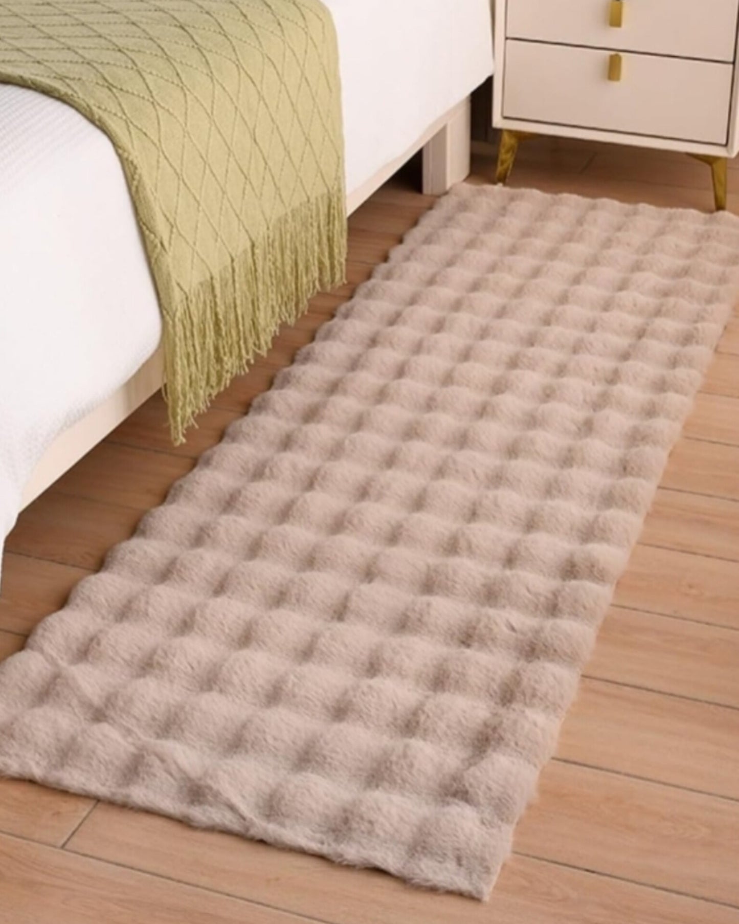 Fur Bedside Rug