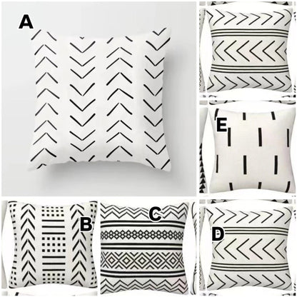 Abstract pillow covers