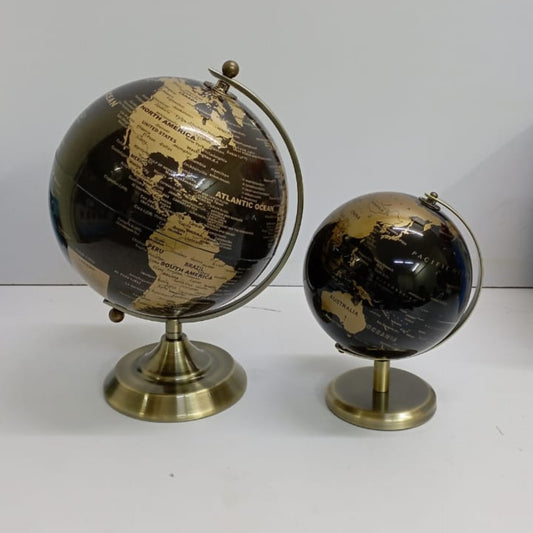 Rotating world globe