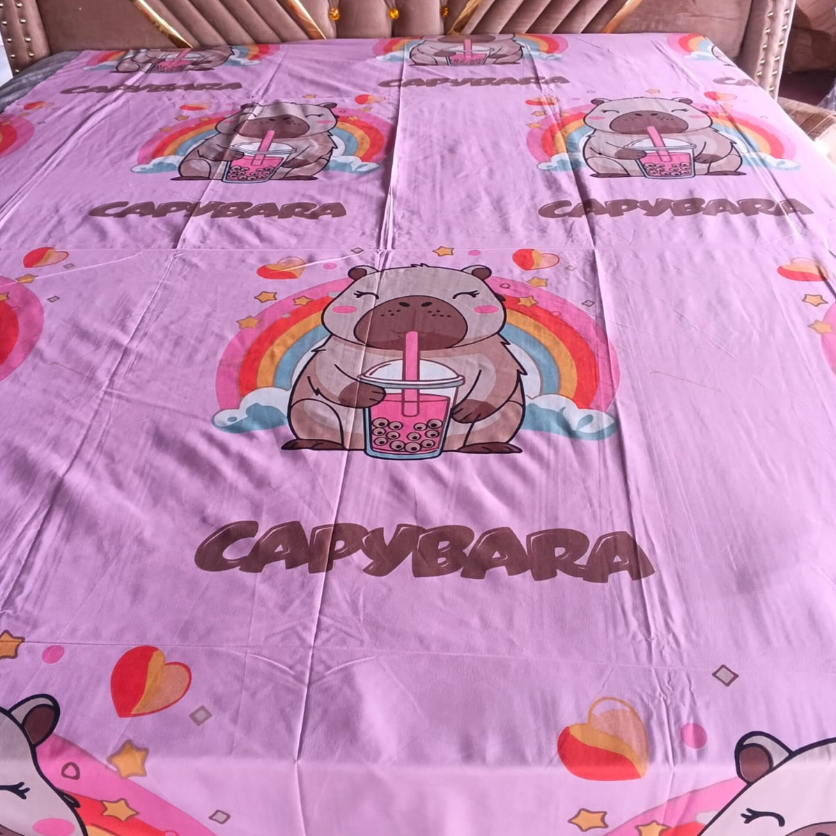 4*6 Cartoon Themed  Bedsheet Set