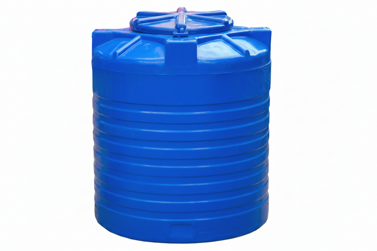 Antimicrobial 1,000L Deluxe Cylindrical Water Tank TT