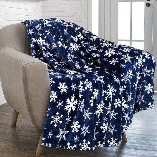 Christmas fleece throw blankets