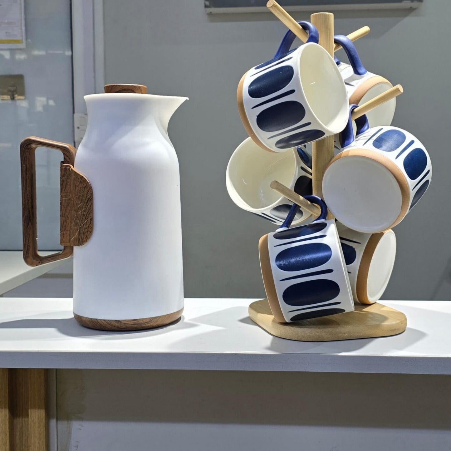 6Pcs Ceramic Mugs Set