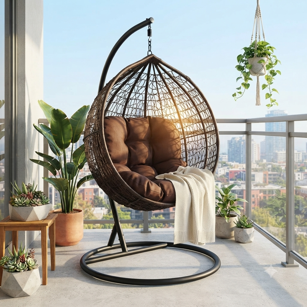 Round Shape Hanging Hammock Swing Chair