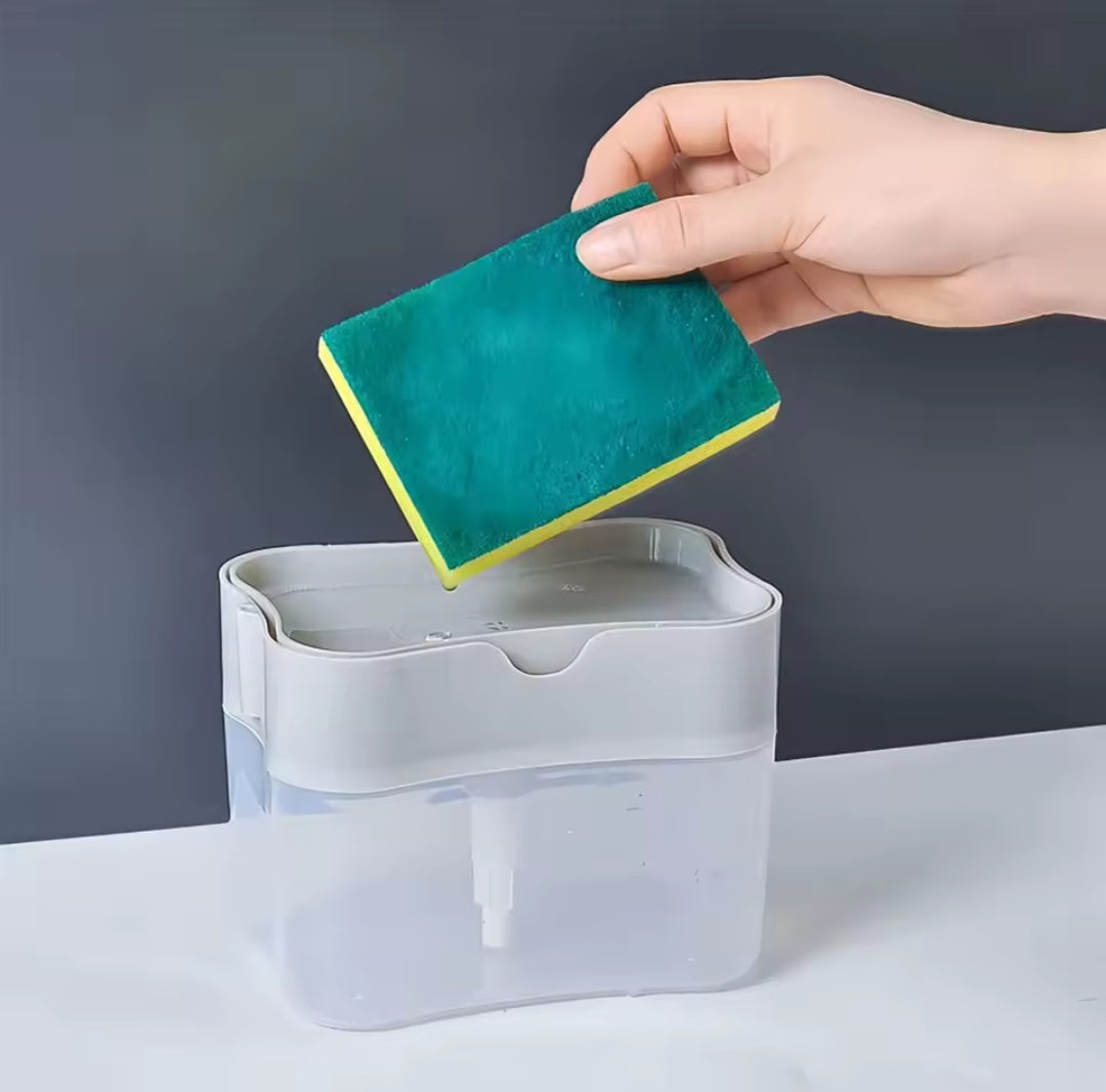 Soap Pump Dispenser with Sponge Holder